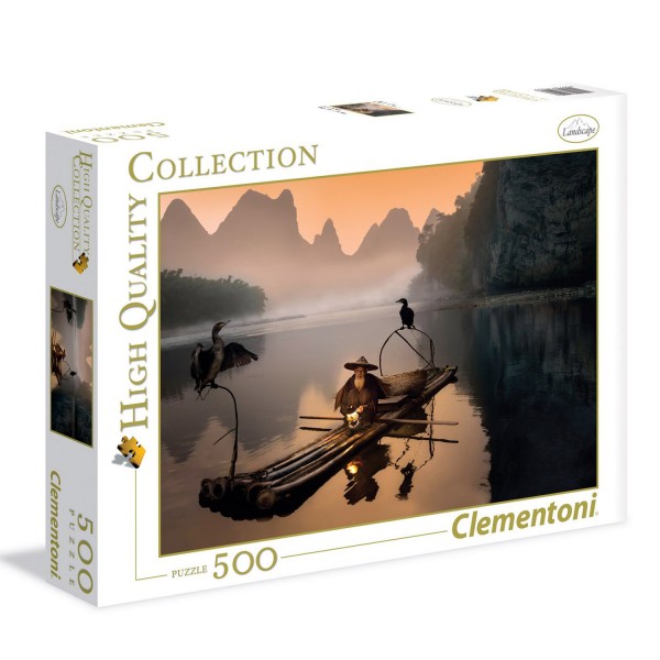 Puzzle 500 pièces : Vieux pêcheur - Clementoni-35022