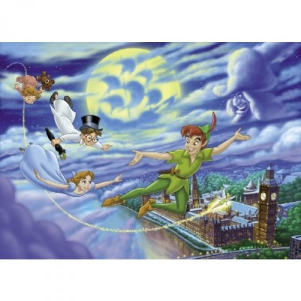 Puzzle 60 pièces - Peter Pan : En route vers le pays imaginaire - Clementoni-26842