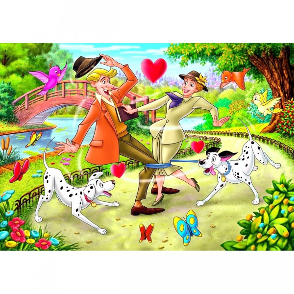 Puzzle 60 pièces : Les 101 dalmatiens - Clementoni-26898