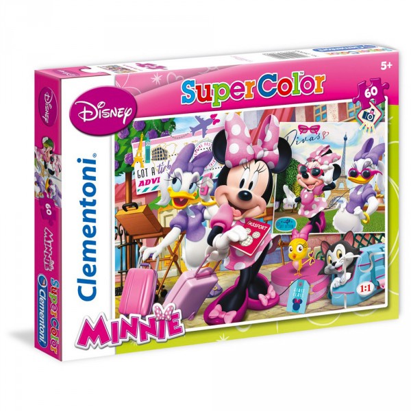 Puzzle 60 pièces : Minnie et Daisy - Clementoni-26900