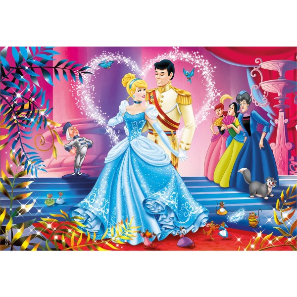Puzzle 60 pièces : Princesses Disney : Cendrillon - Clementoni-26927