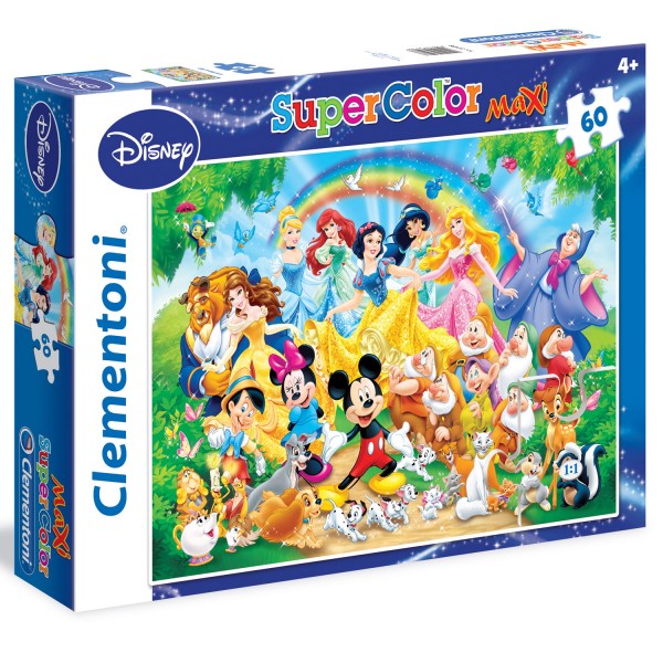 Puzzle 60 pièces Maxi : Disney Classic - Clementoni-26408