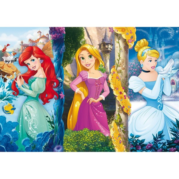 Puzzle 60 pièces Maxi : Princesses Disney - Clementoni-26416