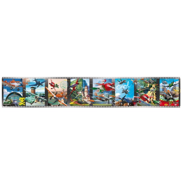 Puzzle 8 x 25 pièces : Story Puzzles en 8 images : Planes - Clementoni-28046