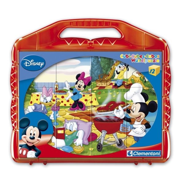 Puzzle 12 cubes : Mickey - Clementoni-41159