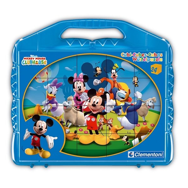 Puzzle 24 cubes : Mickey et ses amis - Clementoni-42495