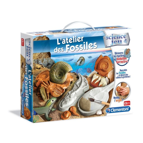 Science et jeu : L'atelier des fossiles - Clementoni-52158