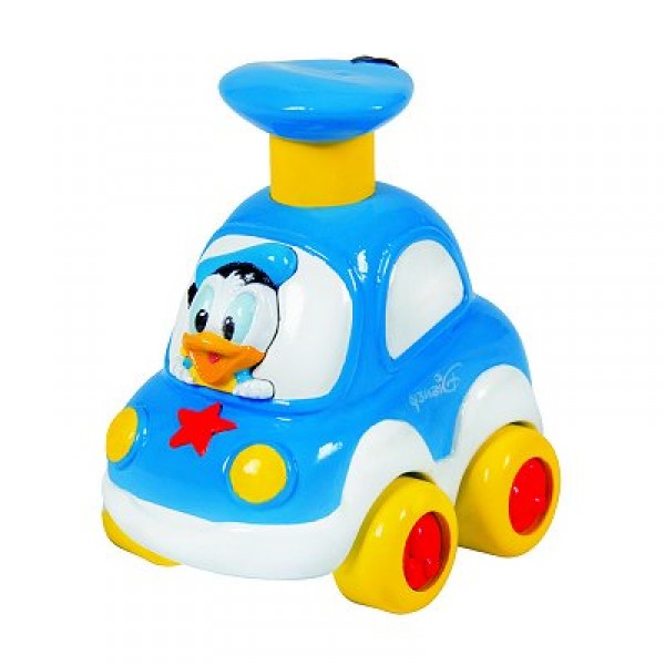 Voiture DisneyPress & Go : Donald - Clementoni-14392-1