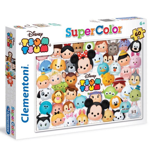 Puzzle 60 pièces : Disney Tsum Tsum - Clementoni-26951