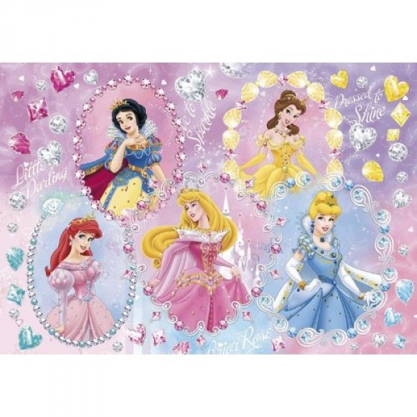 Figurine Puzzle 104 pièces : Princesse Disney - Clementoni-20017