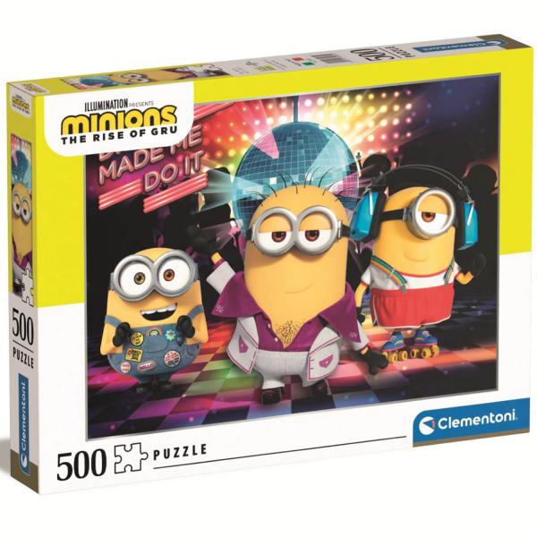 Puzzle 500 pièces : Minions  - Clementoni-35081
