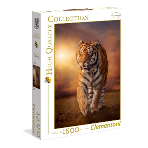1500 Teile Puzzle: Tiger - Clementoni-31806