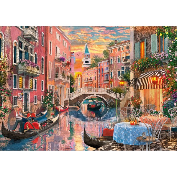 Puzzle 6000 pièces : Venise au coucher du soleil - Clementoni-36524