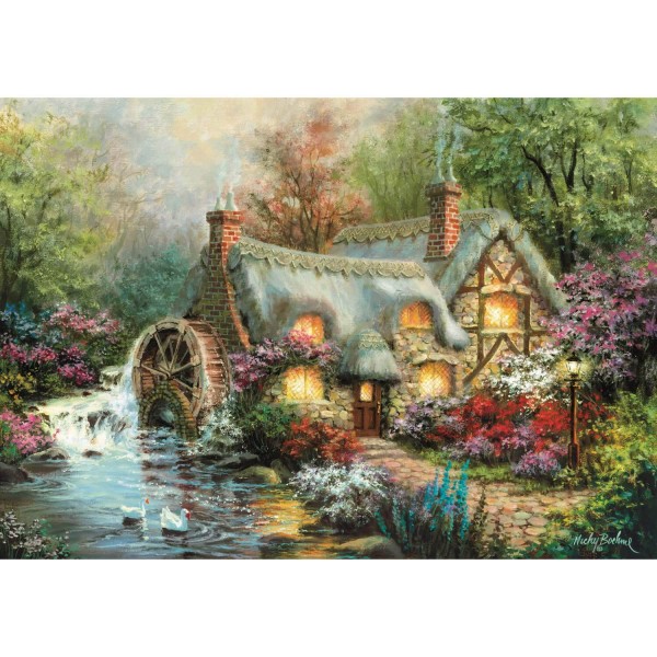 1500 pieces puzzle: Country house - Clementoni-31812