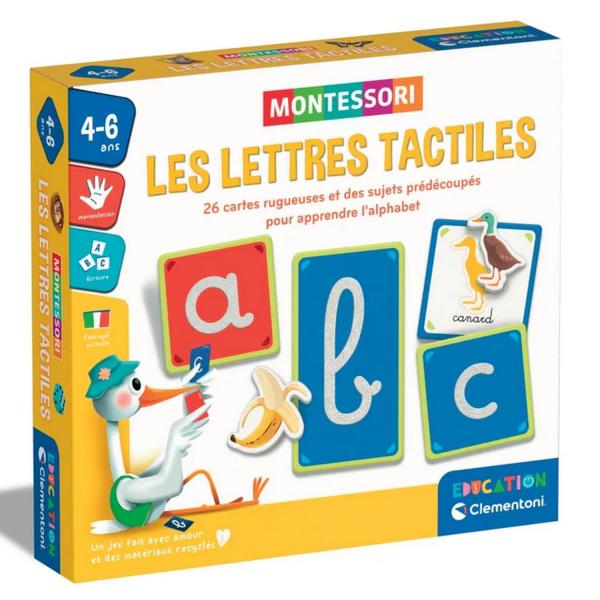Les  Lettres Tactiles - Montessori - Clementoni-52797
