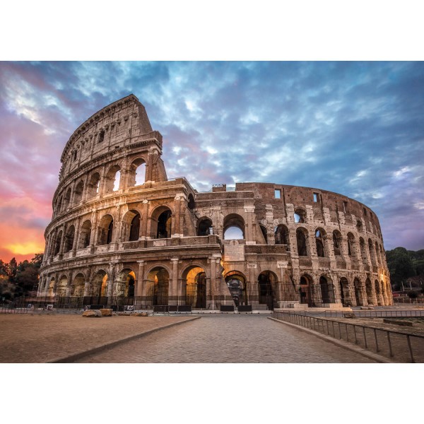 3000 Teile Puzzle: Das Kolosseum bei Sonnenaufgang - Clementoni-33548
