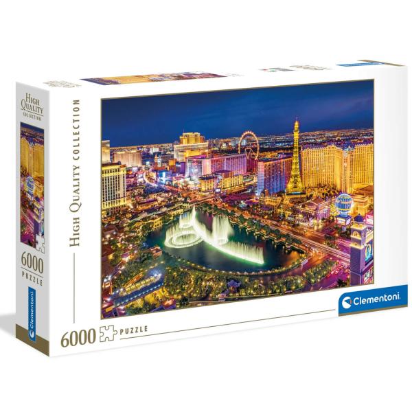 Puzzle 6000 pièces : Las Vegas - Clementoni-36528