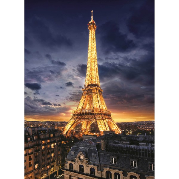 1000 Teile Puzzle: Eiffelturm - Clementoni-39514