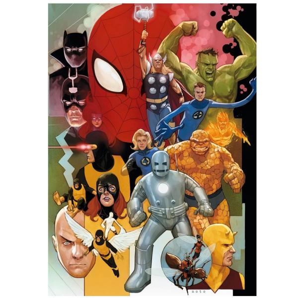 Puzzle 1000 pièces : Marvel 80 - Clementoni-39612