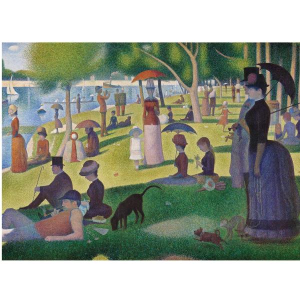 Puzzle 1000 pièces : A Sunday Afternoon on the Island of La Grande Jatte - Clementoni-39613