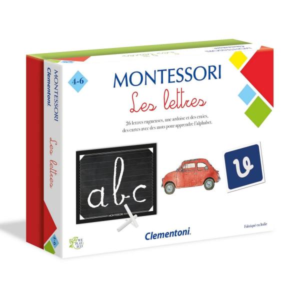 Montessori : Les lettres - Clementoni-52374