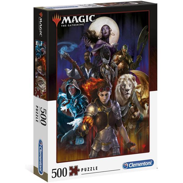 Puzzle 500 pièces : Magic the Gathering - Clementoni-35089