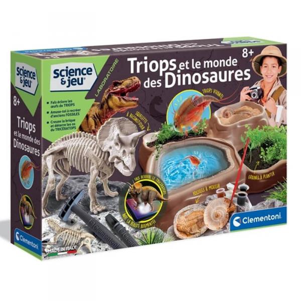 Science et jeu : Triops et le monde des dinosaures - Clementoni-52566