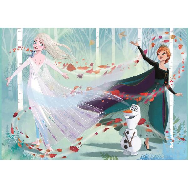 Puzzle 104 pièces : Happycolor : La Reine des Neiges (Frozen) - Clementoni-25716