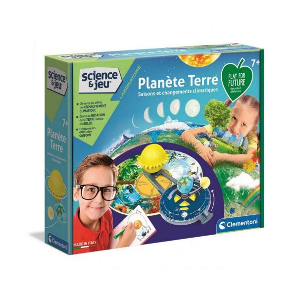 Kit science et jeu : Planète terre - Clementoni-52530