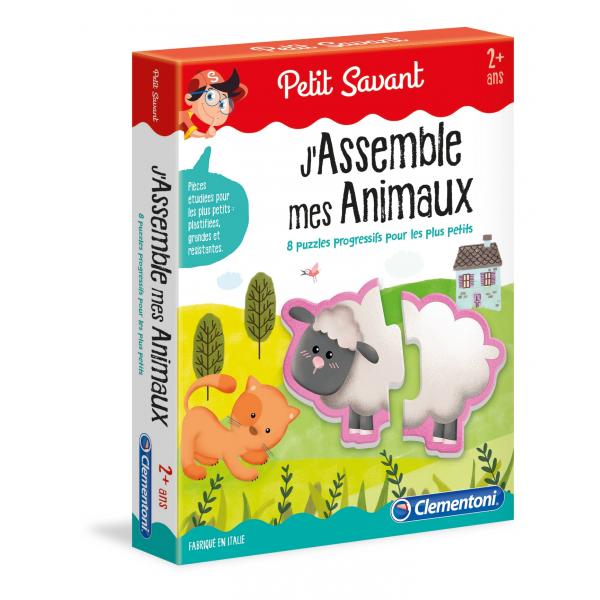 Petit savant : J'assemble mes animaux - Clementoni-52475.4