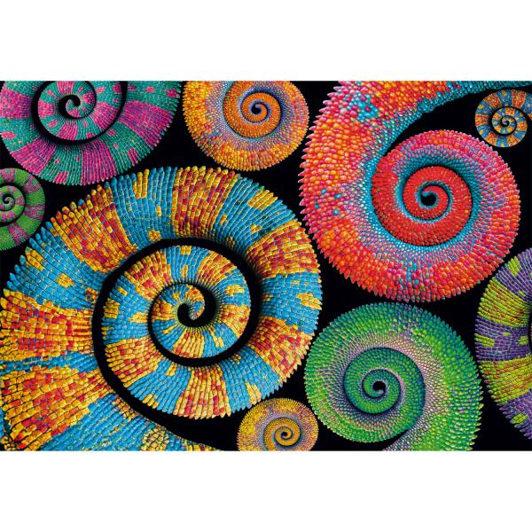 Puzzle 500 pièces : Colorboom Curly Tails - Clementoni-35529