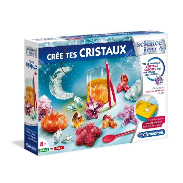 Science et jeu : Crée tes cristaux - Clementoni-52442.6