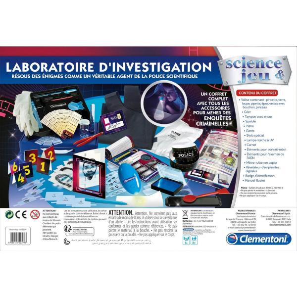 Laboratoire d'investigation - Clementoni-52399.3