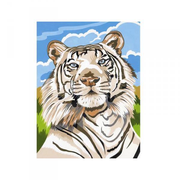 Peinture à numéro : Tigre blanc - ColArt-120684