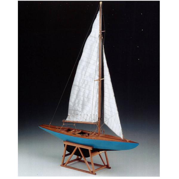 Maquette bateau en bois : Monotype de classe internationale - Corel-SM53