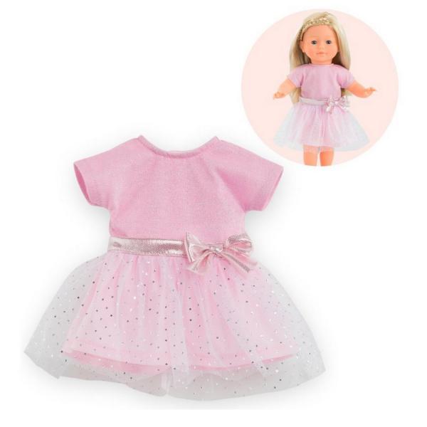Vêtements pour poupée 36 cm Ma corolle : Robe de fête rose - Corolle-9000211320