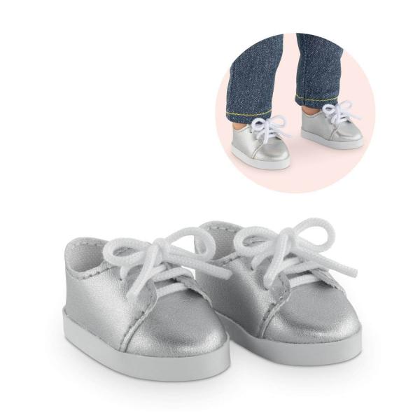 Chaussures pour poupée ma Corolle 36 cm : Chaussures Argentées - Corolle-211510
