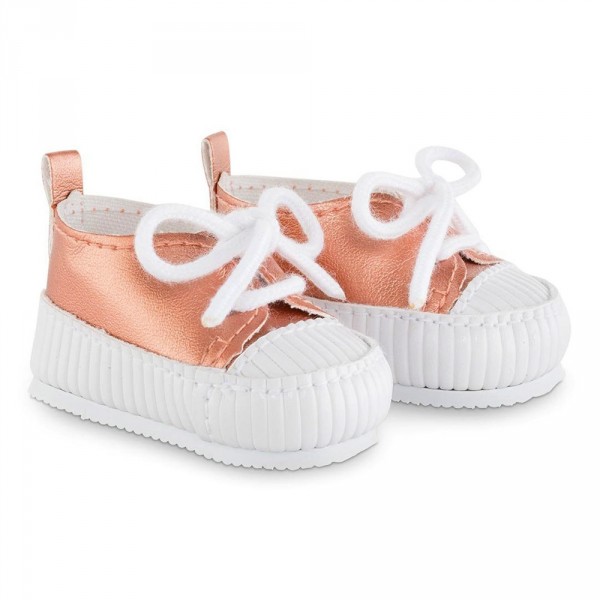 Chaussures pour poupée ma Corolle : Baskets blanches et dorées - Corolle-DYK13