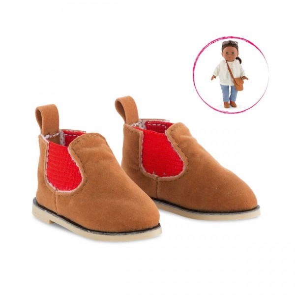 Chaussures pour poupée ma Corolle : Boots marron - Corolle-DYK17