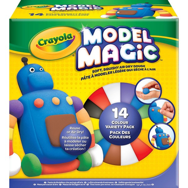 Coffret pâte à modeler Crayola : Model Magic 14 couleurs - Crayola-23-2403-E-000
