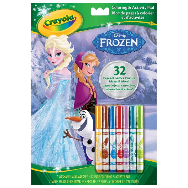 Coloriages + autres activités : La Reine des Neiges (Frozen) - Crayola-04-5900.0030