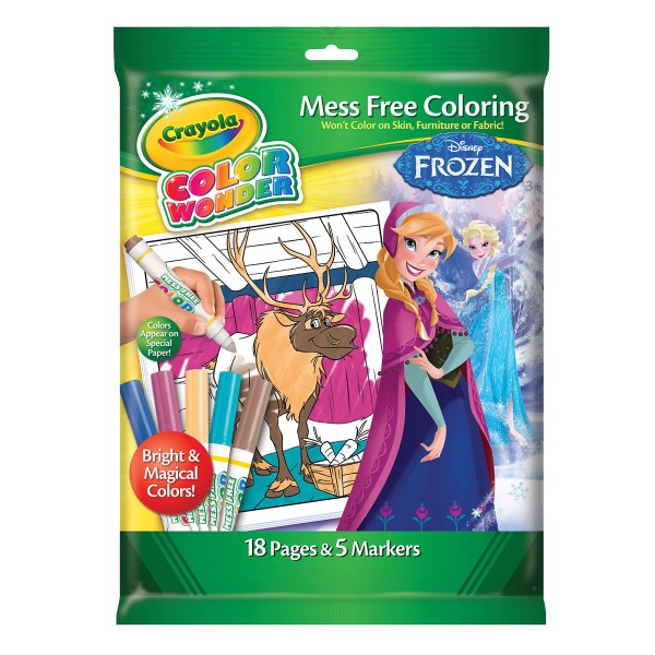 Coloriages Color Wonder : La Reine des Neiges (Frozen) - Crayola-75-2404.0030