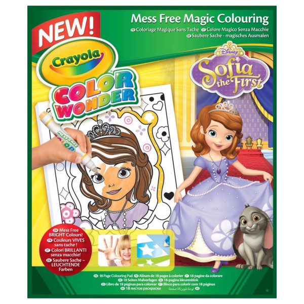 Coloriages Color Wonder : Princesse Sofia - Crayola-75-2293-E-000