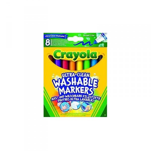 Crayons : 8 gros crayons à la cire lavables - Crayola-52-3282-E-000