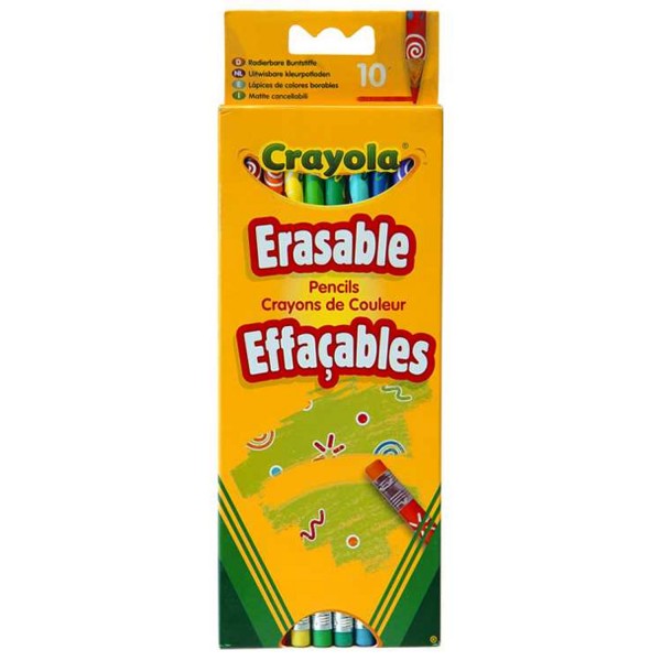 Crayons 10 crayons de couleur effaçables - Crayola-03.3635