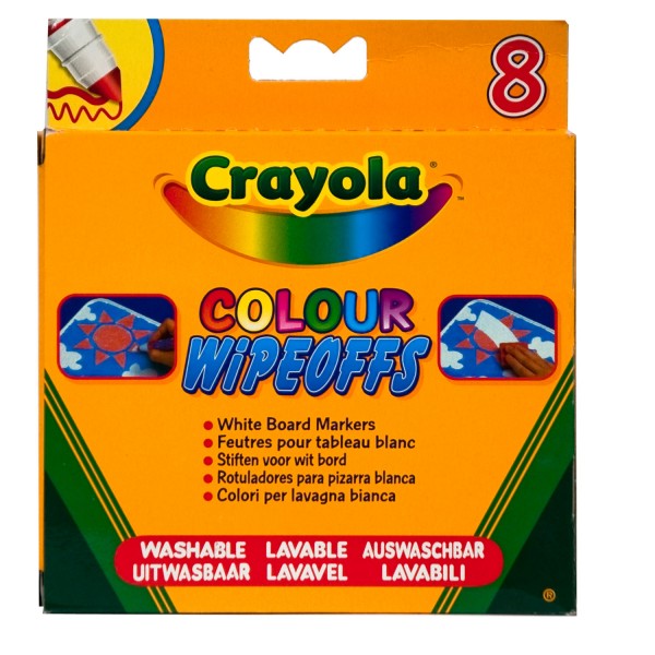 Crayons 8 feutres à colorier effaçables à sec - Crayola-03.8223