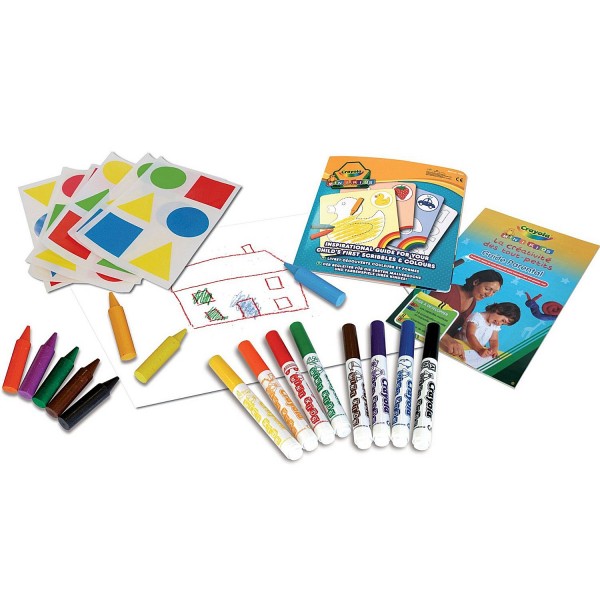 Mon premier coffret de coloriage et de gommettes Mini Kids - Crayola-10570