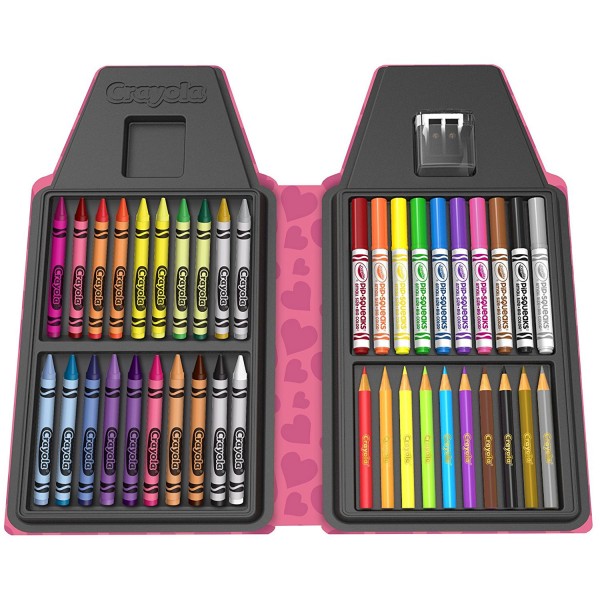 Kit créatif : Tip Art Case Tickle Me Pink - Crayola-04-6900-E-000