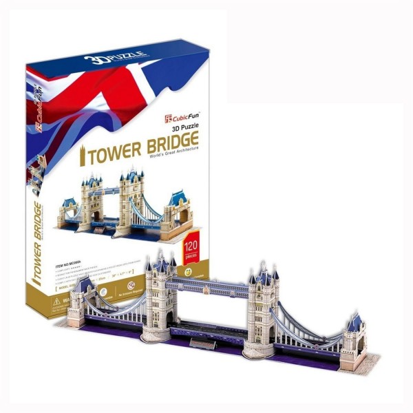 Puzzle 3D 120 pièces : Tower Bridge, Londres - Cubic-77761