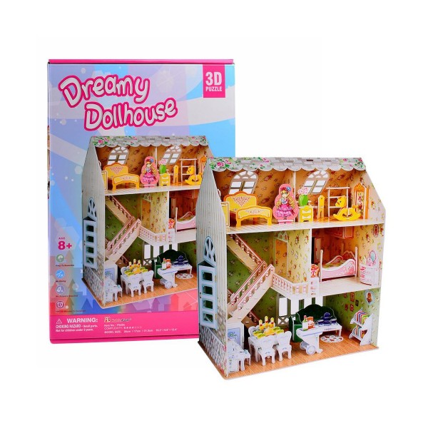 Puzzle 3D 160 pièces : Maison de poupée - Cubic-79318